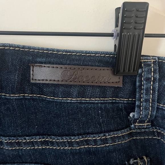 Baccini Women's Dark Washed Cropped Jeans Size 12 Petite - Picture 13 of 14